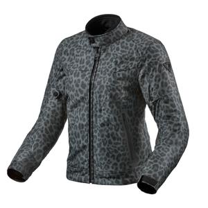 Chaqueta de moto Revit Shade H2O gris para mujer