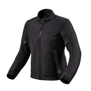 Chaqueta de moto Revit Shade H2O para mujer Negro