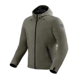 Chaqueta de moto Revit Traffic H2O verde oscuro