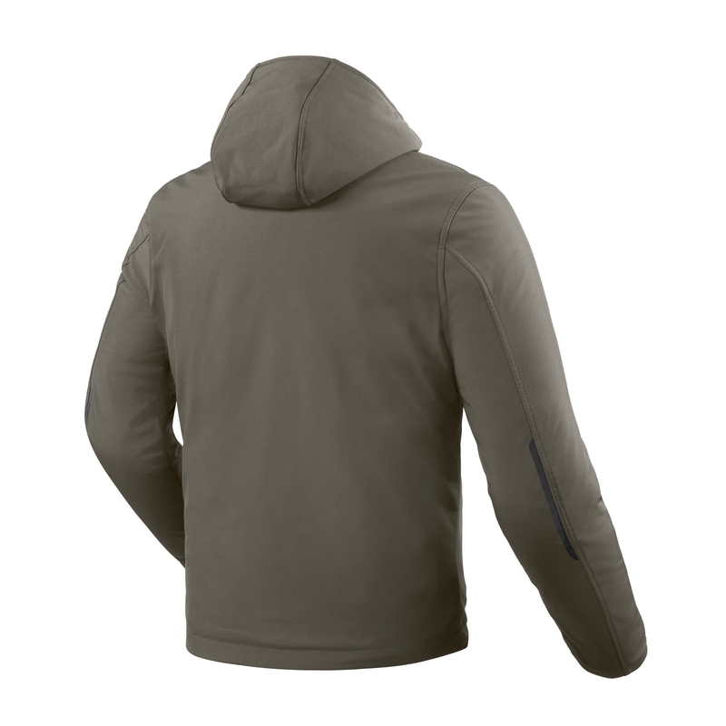 Chaqueta de moto Revit Traffic H2O verde oscuro