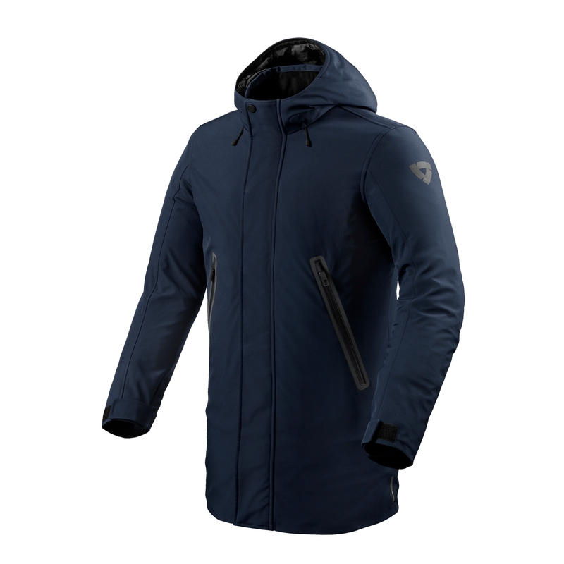 Chaqueta de moto Revit Trafalgar H2O azul oscuro