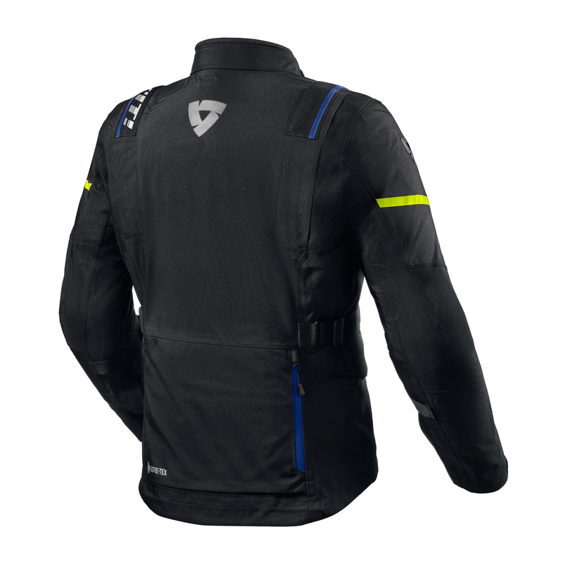 Chaqueta de moto Revit Vertical GTX negra