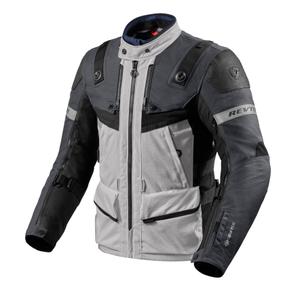 Chaqueta de moto Revit Defender 3 GTX gris plateado
