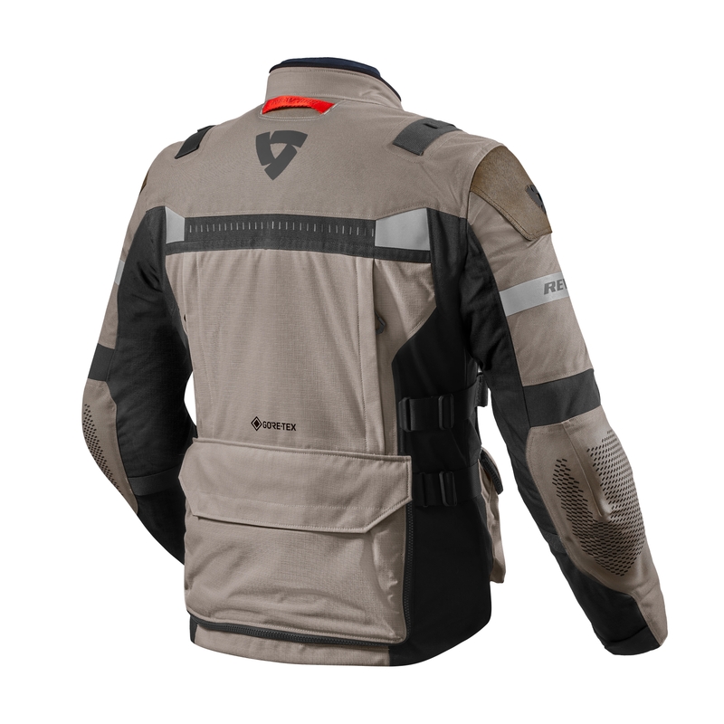 Chaqueta de moto Revit Defender 3 GTX marrón-negra