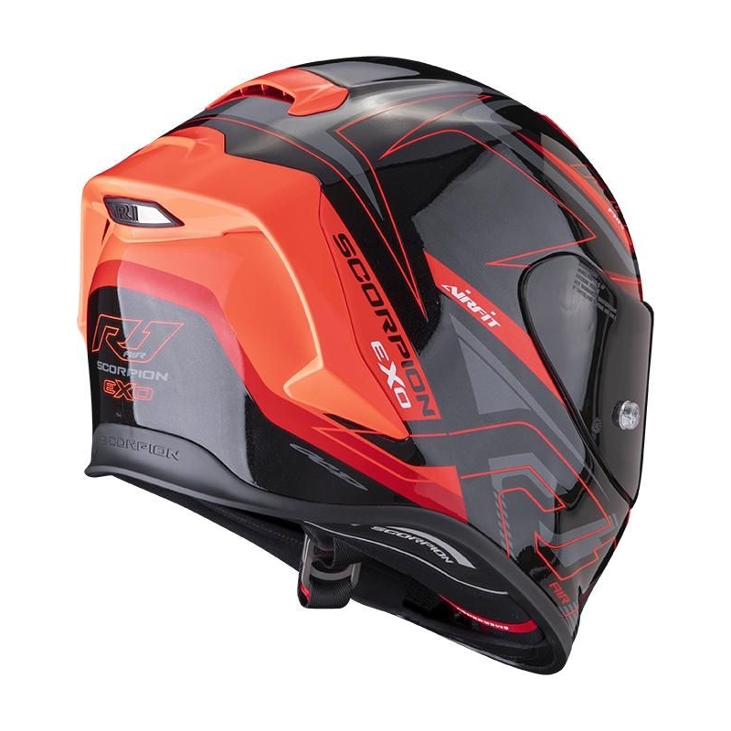 Integrální přilba na motorku Scorpion EXO-R1 Air Gaz černo-červená