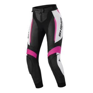 Pantalón de moto Shima Miura 2.0 negro, blanco y rosa para mujer