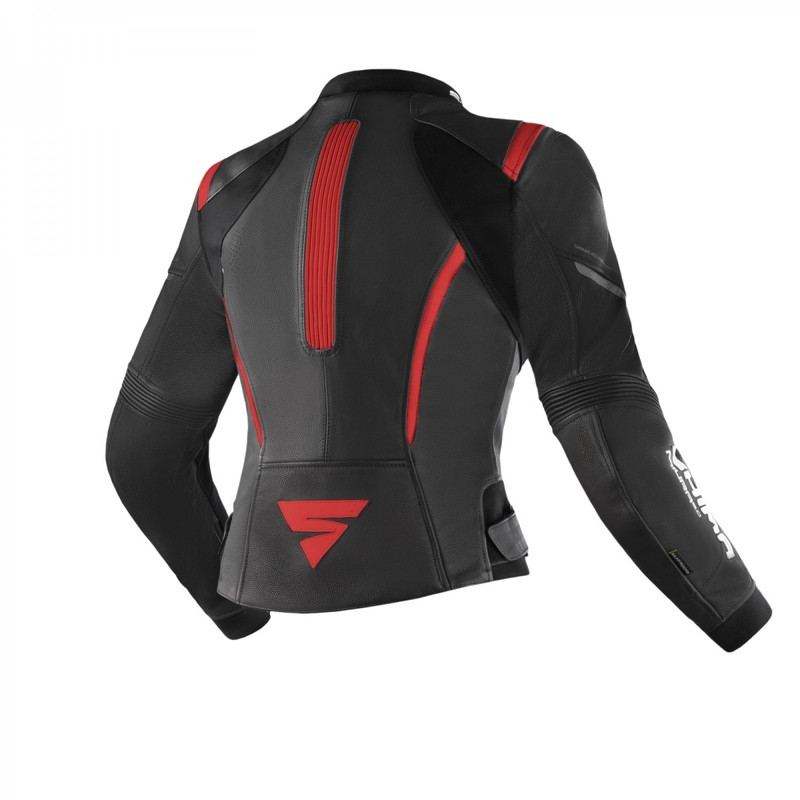 Chaqueta de moto para mujer Shima Miura 2.0 negro-rojo