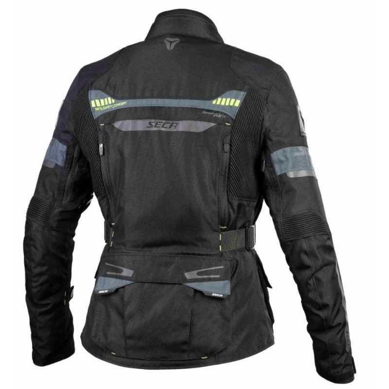 Chaqueta de moto para mujer SECA Arrakis II negra liquidación
