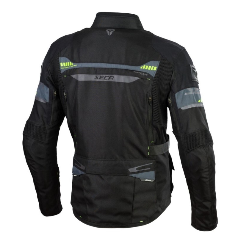 Chaqueta de moto SECA Arrakis II negra liquidación