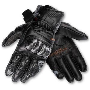 Guantes de moto SECA Trackday Short negro liquidación