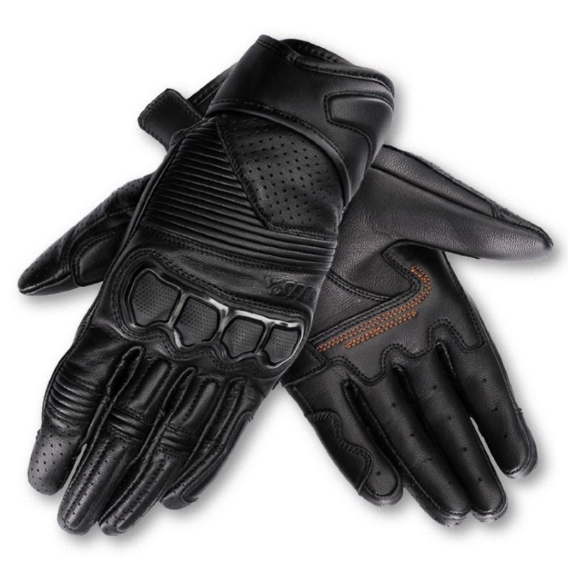 Guantes de moto SECA Custom R Perforados Negro liquidación