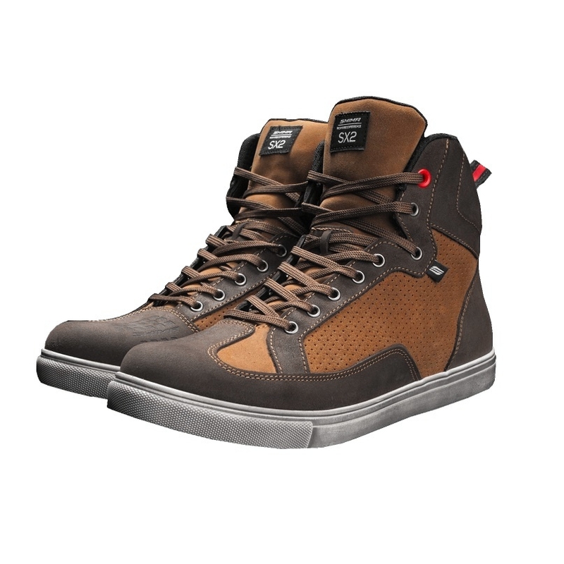 Zapatillas de moto Shima SX-2 marrón