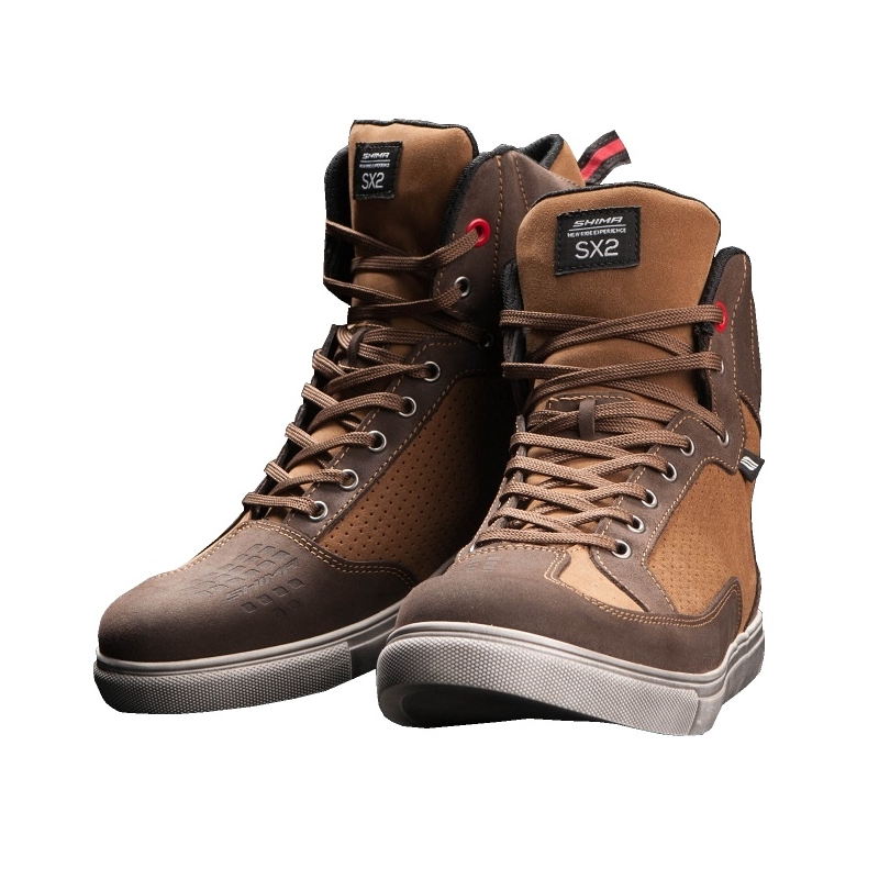 Zapatillas de moto Shima SX-2 marrón