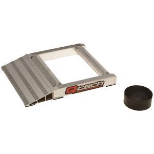 Arandela de rodillo de aluminio para la lubricación del engranaje secundario Q-TECH de plata