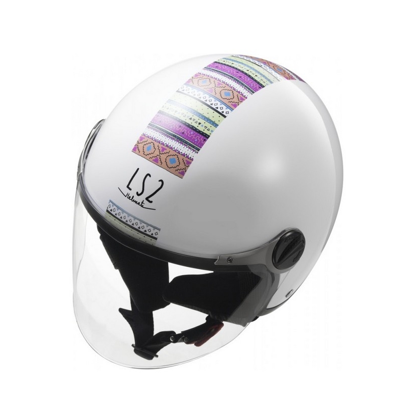 Přilba na motorku otevřená LS2 OF560 ROCKET II bílá výprodej