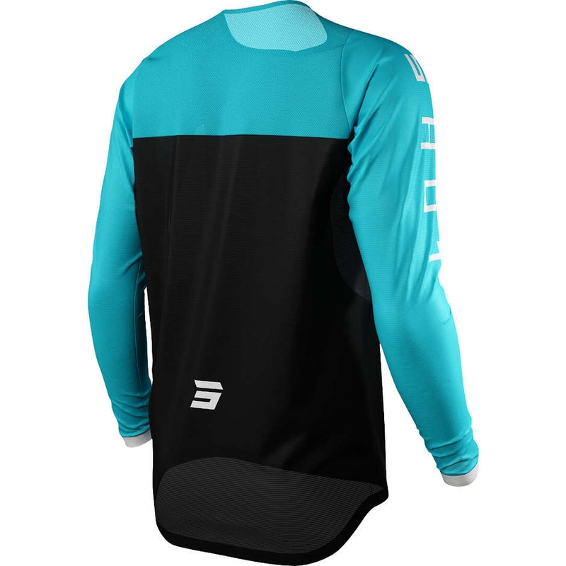 Maillot motocross mujer Shot Shelly negro-azul celeste liquidación