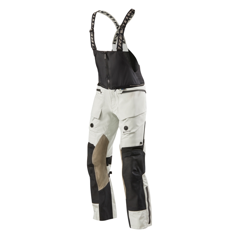Pantalones de moto Revit Dominator 3 GTX color plata y negro
