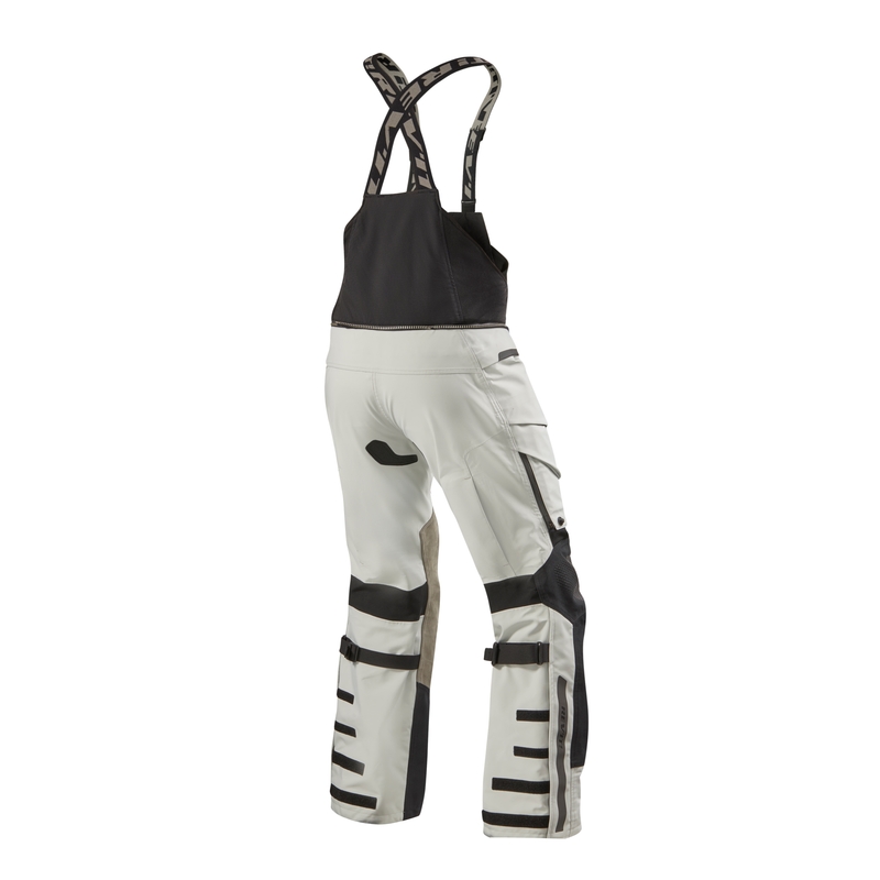Pantalones de moto Revit Dominator 3 GTX color plata y negro