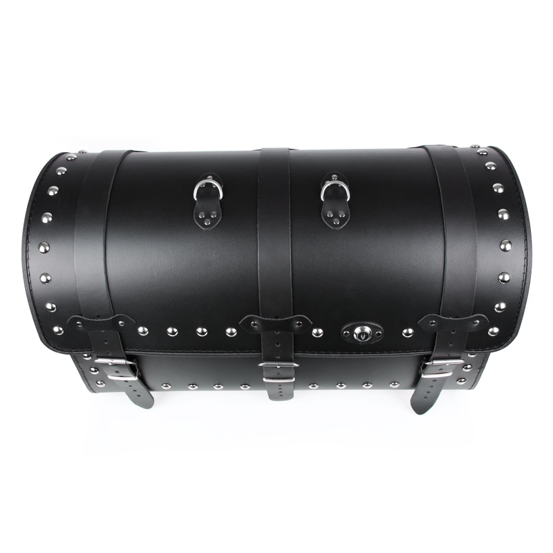 Chopper RSA-8B maletín de cuero para moto con cerradura