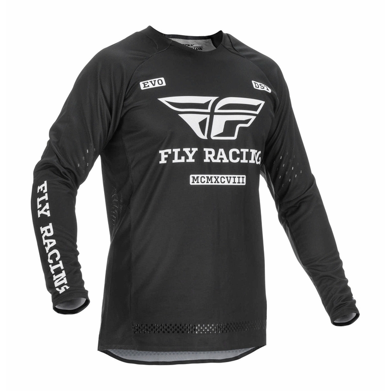 Motokrosový dres FLY Racing Evolution DST 2022 černo-bílý