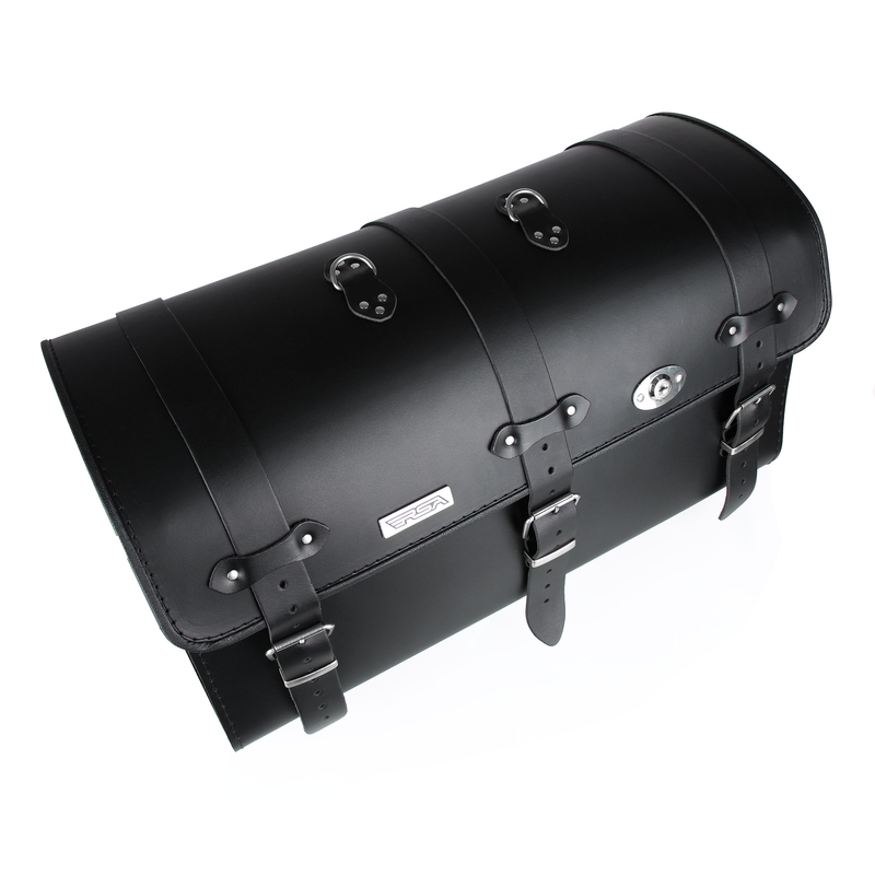 Chopper RSA-18A maletín de cuero para moto con cerradura