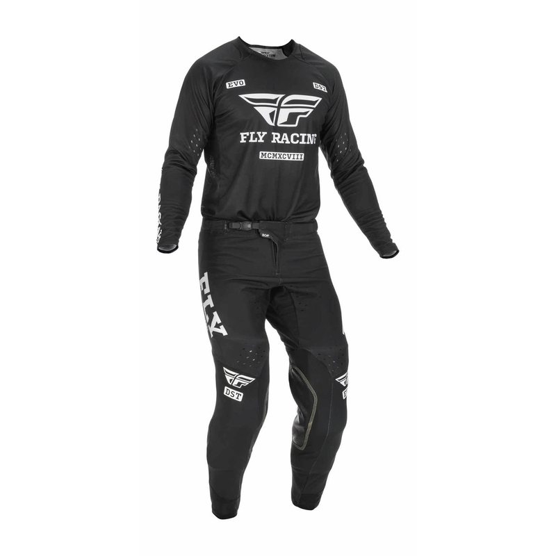 Motokrosové kalhoty FLY Racing Evolution DST 2022 bílo-černé