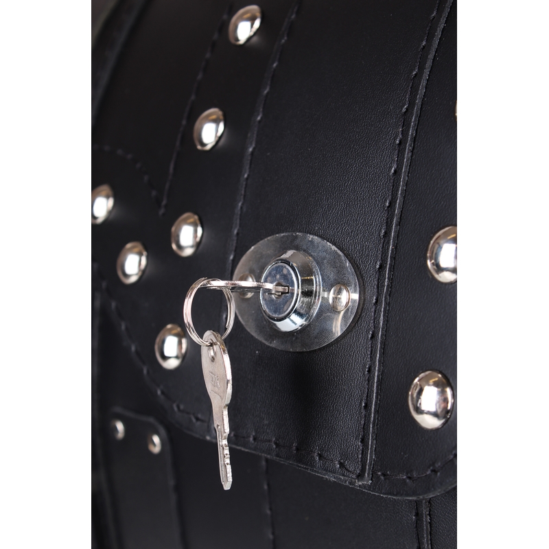 Chopper RSA-15B maletín de cuero para moto con cerradura