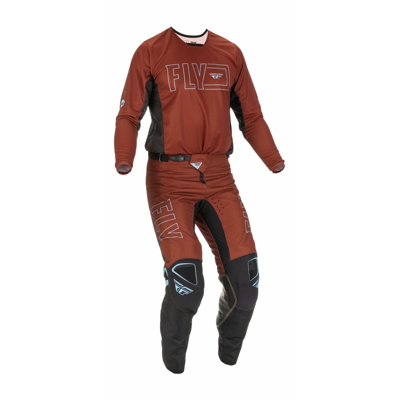 Motokrosové kalhoty FLY Racing Kinetic Fuel 2022 černo-hnědé