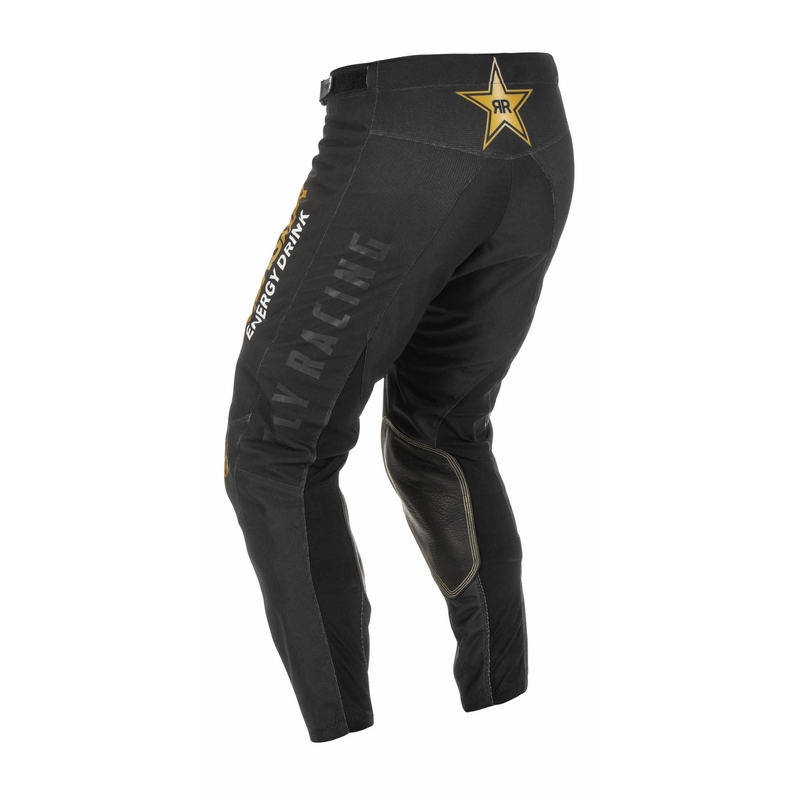 Pantalones Motocross FLY Racing Kinetic Rockstar 2022 oro-negro liquidación