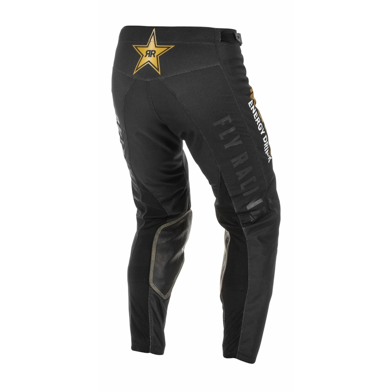 Pantalones Motocross FLY Racing Kinetic Rockstar 2022 oro-negro liquidación