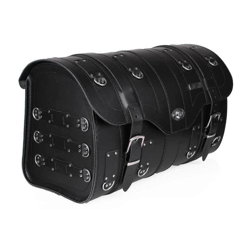 Chopper RSA-15A maletín de cuero para moto con cerradura