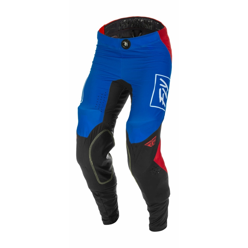 Motokrosové kalhoty FLY Racing Lite 2022 červeno-černo-modré