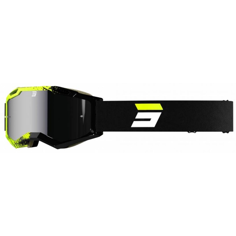 Gafas de motocross Shot Iris 2.0 Fusion negro-amarillo fluo