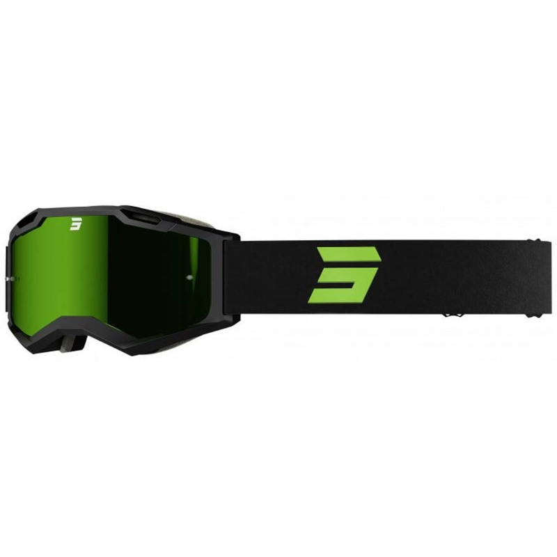 Gafas de motocross Shot Iris 2.0 Tech negro-verde