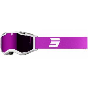 Gafas de motocross Shot Iris 2.0 Tech blancas y rosas