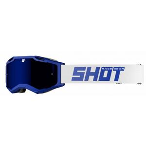Gafas de motocross Shot Iris 2.0 Solid blanco-azul