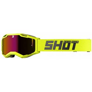 Gafas de motocross Shot Iris 2.0 Solid fluo yellow