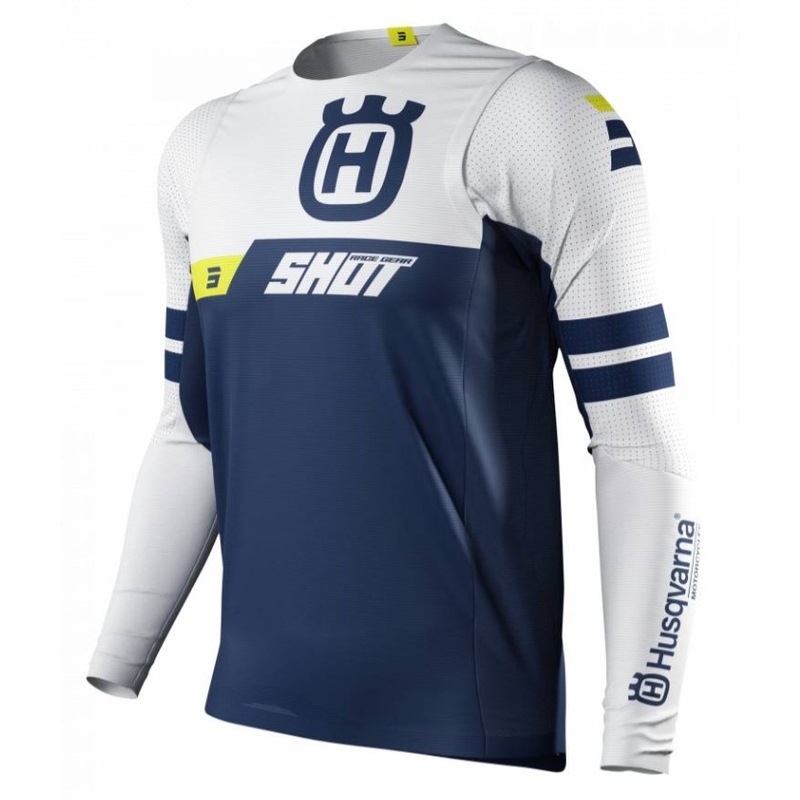 Motokrosový dres Shot Aerolite Husqvarna modrý