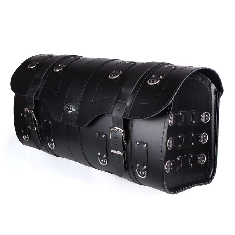 Chopper RSA-16A maletín de cuero para moto con cerradura
