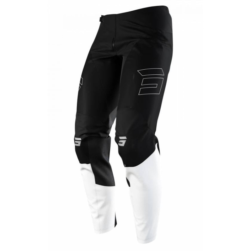 Pantalones motocross mujer Shot Contact Shelly 22 blanco-negro liquidación