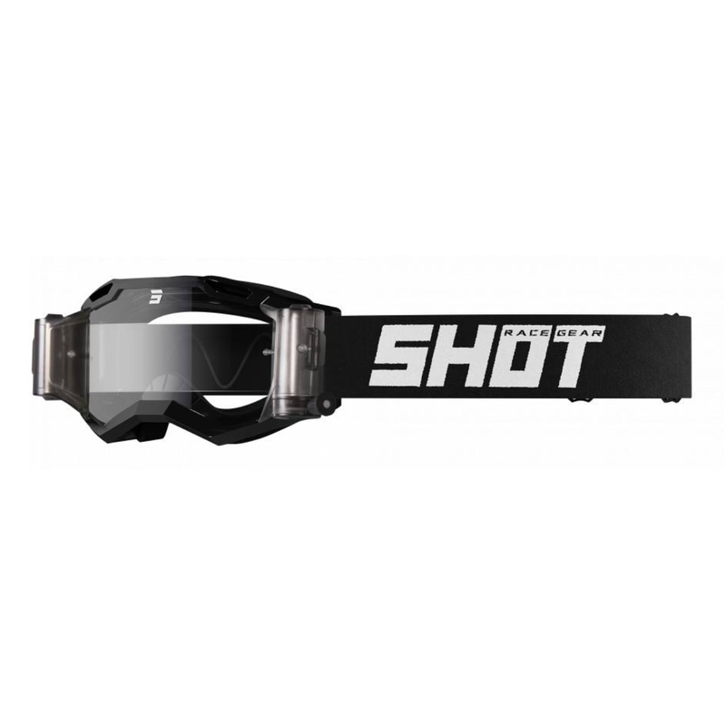 Gafas de motocross Shot Assault 2.0 Solid Roll-Off negras