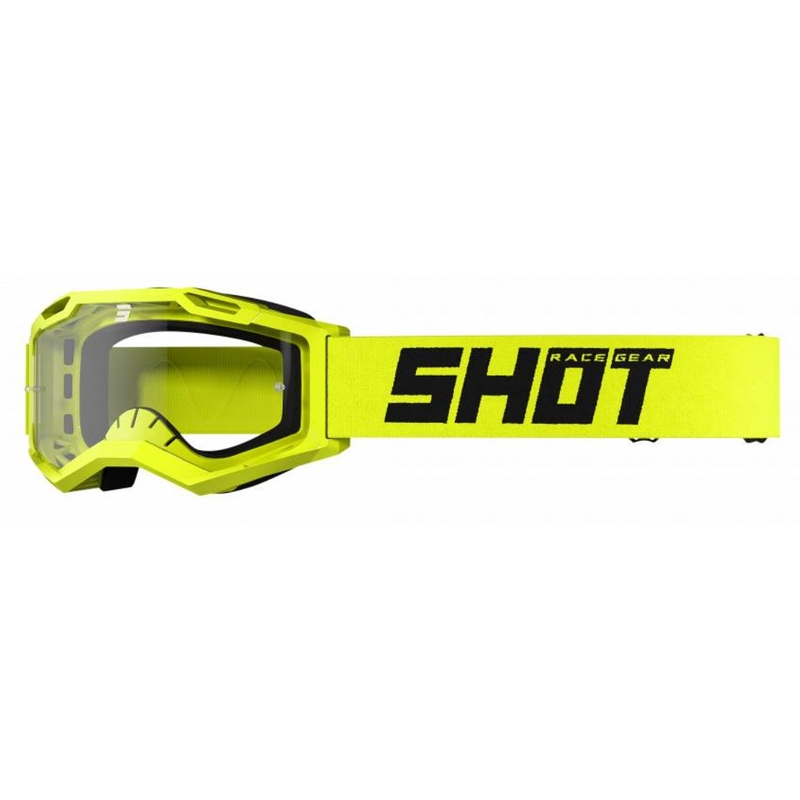 Gafas de motocross Shot Assault 2.0 Solid amarillo fluo