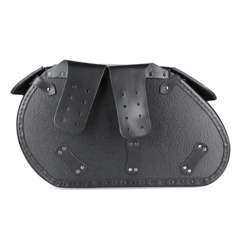 Alforjas de cuero para moto Chopper RSA-12A