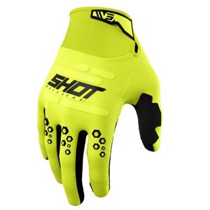 Guantes de motocross Shot Vision amarillo fluo liquidación