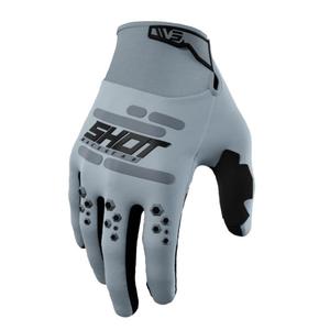 Guantes de motocross Shot Vision gris