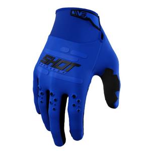 Guantes de motocross Shot Vision azul