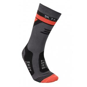 Calcetines Shot Race 2.0 gris-naranja