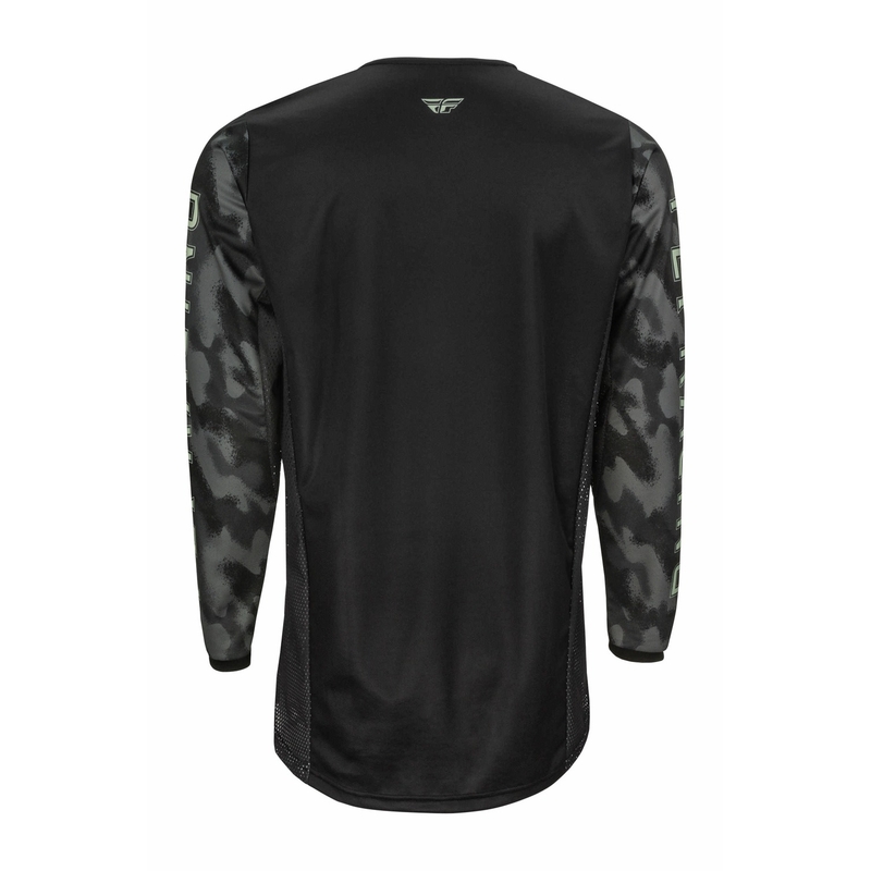 Motokrosový dres FLY Racing Kinetic S.E. 2022 černo-šedý camo