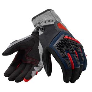 Guantes de moto Revit Mangrove azul plateado