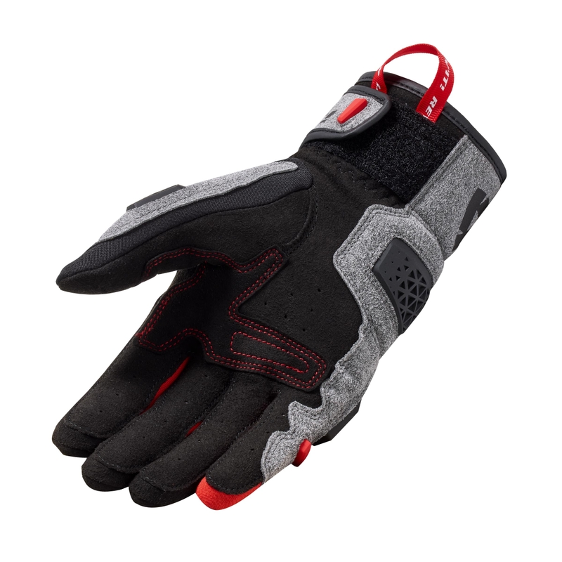 Guantes de moto Revit Mangrove azul plateado